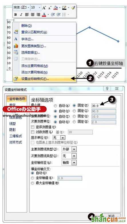 使用Excel绘制简单折线图的方法