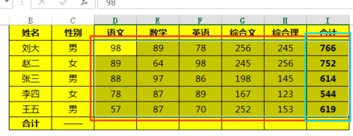 Excel表格怎么快速求和（Excel求和快捷键）