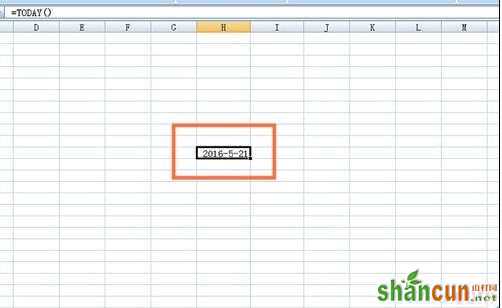 excel表格TODAY函数如何使用