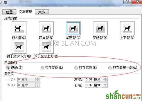 word怎样设置文本文字环绕方式