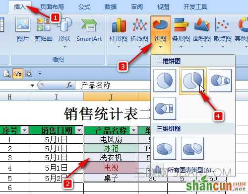 excel饼图标题怎么添加 山村