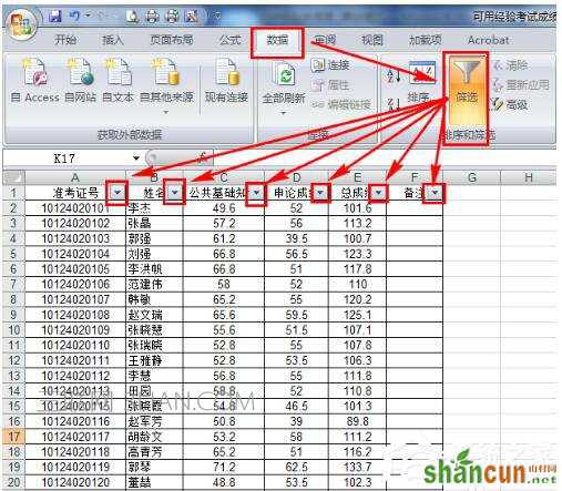 Excel如何把想要的人筛选出来？Excel筛选的方法