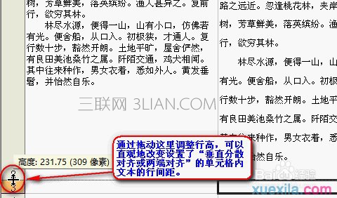 利用垂直对齐调整EXCEL单元格内文本的行间距