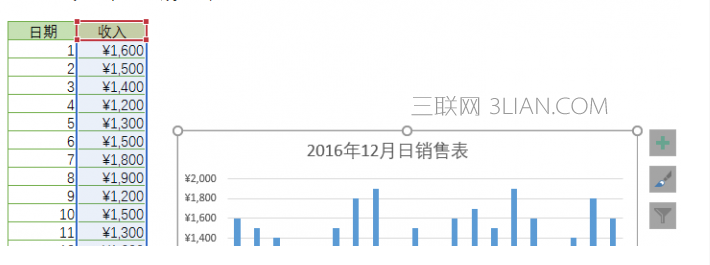 怎么制作Excel2016图表动态标题？