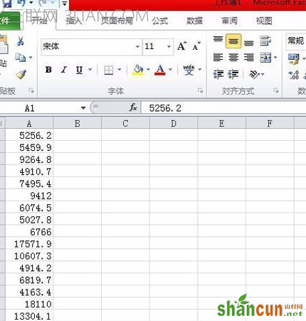 excel2016如何计算方差 山村