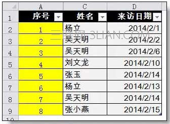 Excel序号自动更新功能的设置方法