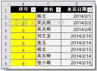 Excel序号自动更新功能的设置方法