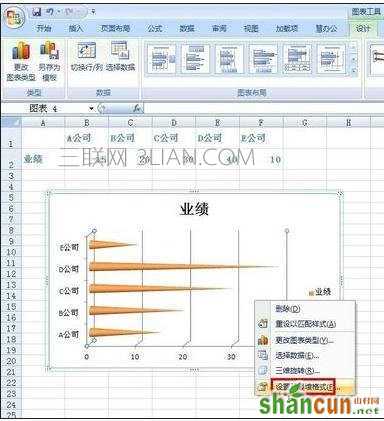 excel制作条形统计图教程