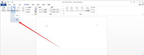 word2013如何调节页面纸张方向