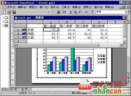 如何在Powerpoint插入图表  山村