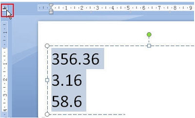 Powerpoint技巧分享：快速对齐小数点 