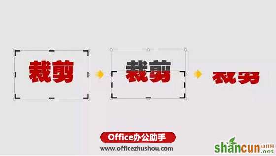 使用PPT的裁剪功能制作“双色字”效果