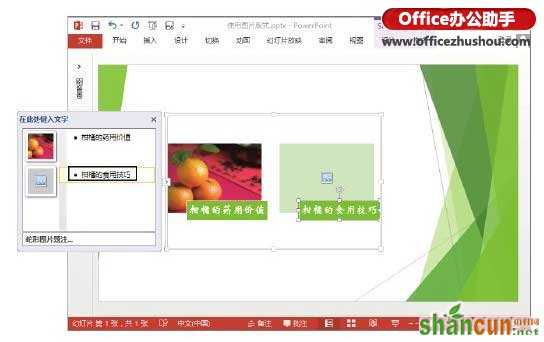 PowerPoint 2013图片版式功能的使用技巧