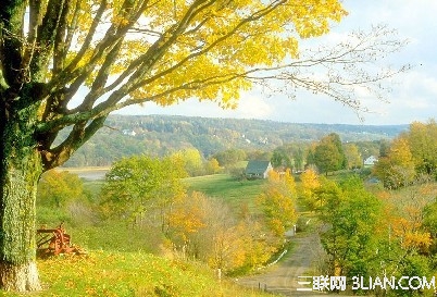 为什么说“秋高气爽” 山村