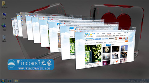 win7立体桌面的设置方法  山村
