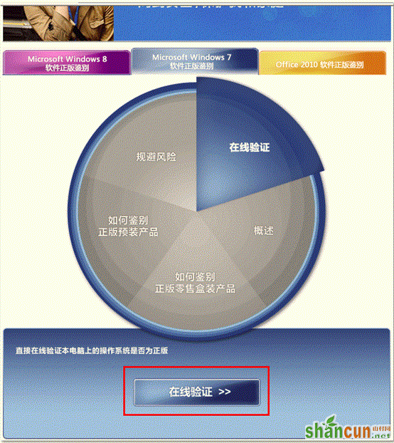 Windows 7正版系统如何验证？ 山村