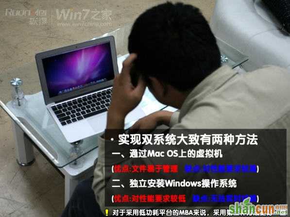 图解苹果Macbook Air上安装Win7