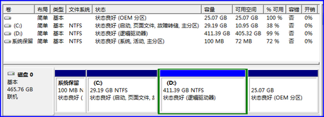 预装Win7系统的电脑如何划分更多的磁盘分区 山村教程