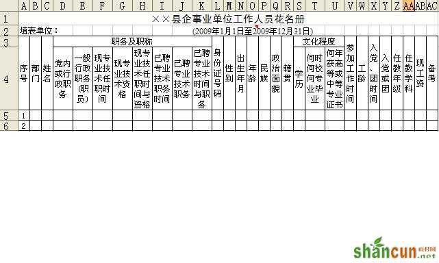 打造学校人事年报和人性化提醒模板 山村教程