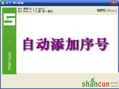 WPS表格