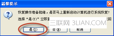 图(4) 一键还原系统