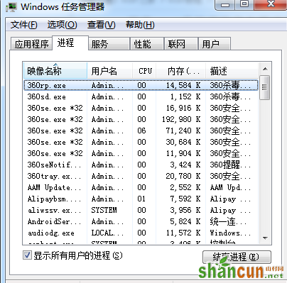 win7电脑如何为进程选择相应的CPU？