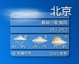 教你快速解决Win7系统的天气预报 