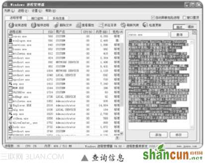 Win7系统巧用Windows进程管理器   山村