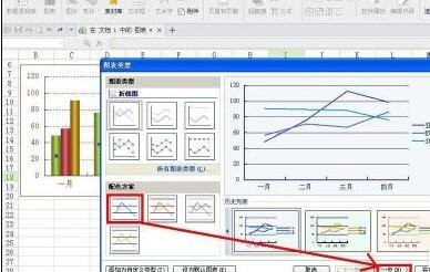 wps文字怎样制作折线图