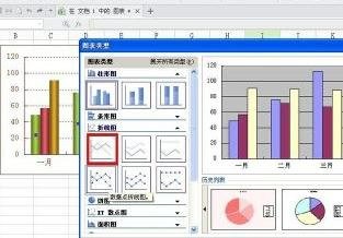 wps文字怎样制作折线图