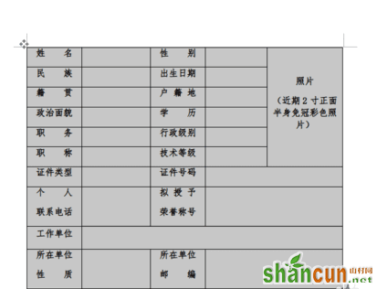 WPS文字如何让表格里的文字上下居中 山村