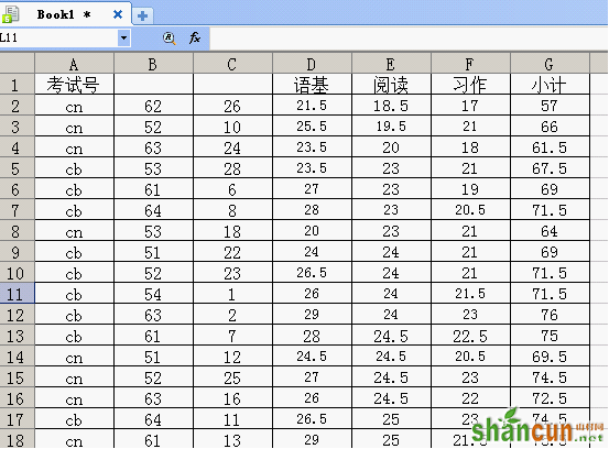 在wps表格中如何拆分单元格