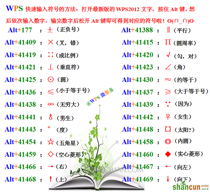 如何快速输入符号？WPS用快捷键输入符号   山村