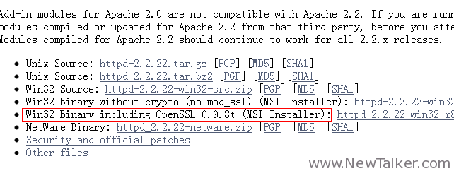 Windows XP下安装和配置Apache2.2.22服务器+PHP5+Mysql5 山村教程