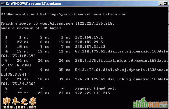 tracert