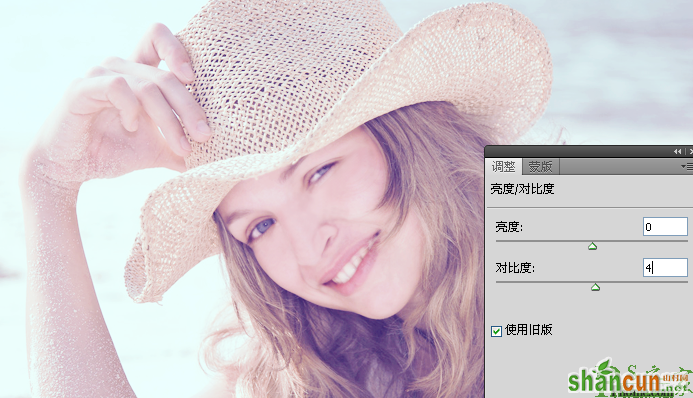 ps调出清新淡蓝色夏日沙滩美女照- 步骤 10