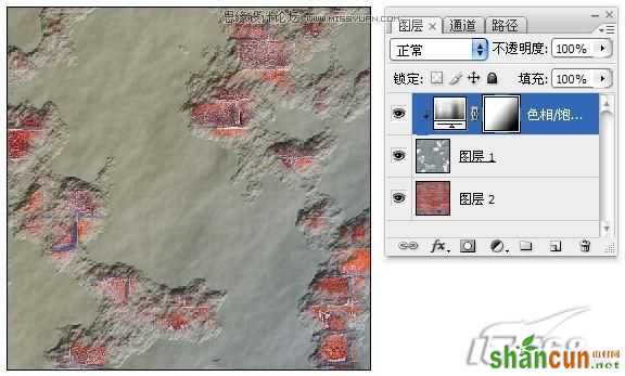 Photoshop打造形象逼真的砖墙效果,PS教程,思缘教程网