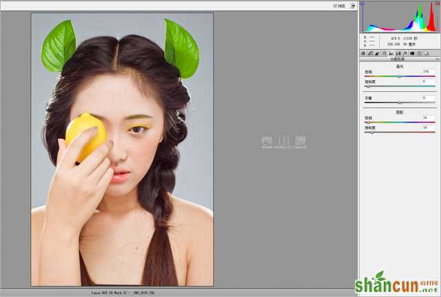 201421614534781 在Photoshop中打造水果妆面的人像图片后期修图教程