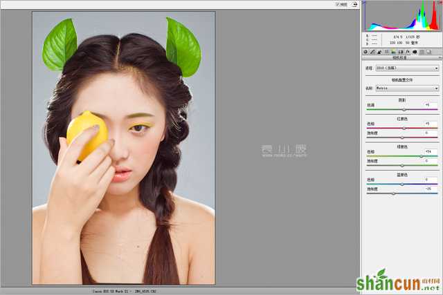 201421614534671 在Photoshop中打造水果妆面的人像图片后期修图教程