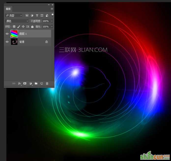 ps怎么用滤镜做光圈 PS巧用滤镜制作绚丽的梦幻光圈教程