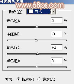 PS把外景照片转为秋季淡黄色 山村