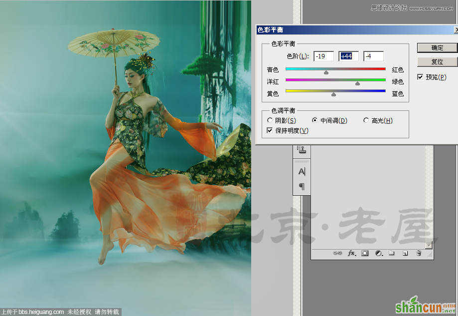 Photoshop调出模特人像鲜艳的自然肤色,PS教程,思缘教程网