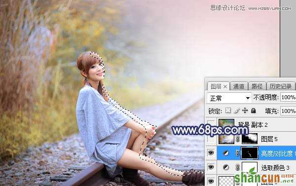 Photoshop调出外景果子照片甜美逆光效果图,PS教程,思缘教程网