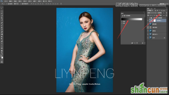 Photoshop调出室内人像照片唯美的时尚大片效果,PS教程,素材中国网