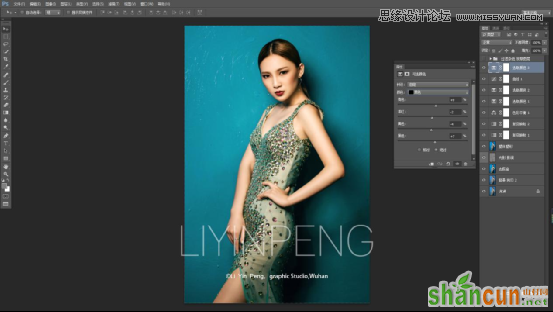 Photoshop调出室内人像照片唯美的时尚大片效果,PS教程,素材中国网