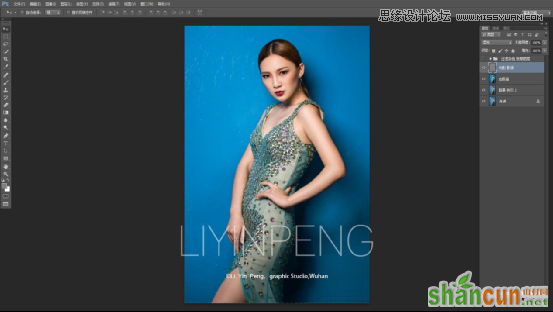 Photoshop调出室内人像照片唯美的时尚大片效果,PS教程,素材中国网