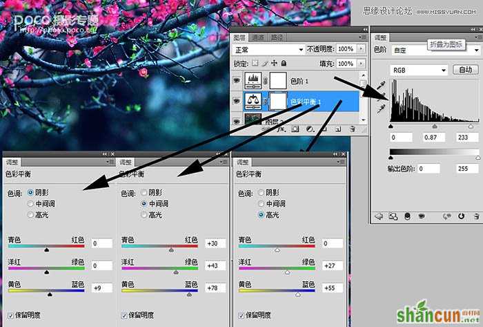 Photoshop调出梅花摄影照片唯美紫色效果,PS教程,素材中国 sccnn.com