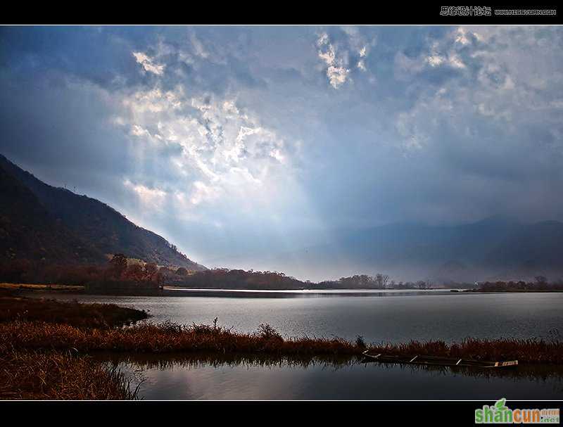 Photoshop调出外景风光照绚丽的艺术效果,PS教程,思缘教程网