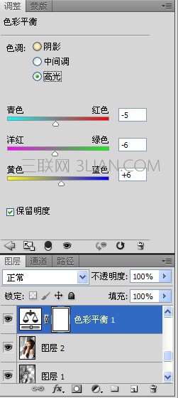 怎样用PS给曝光过度人物照片润色处理