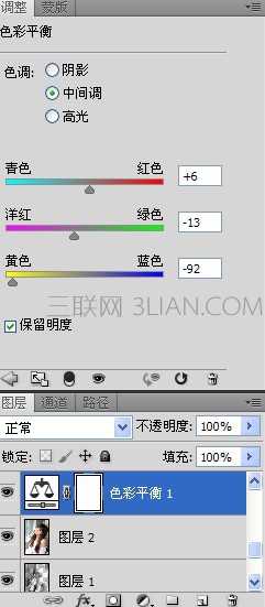 怎样用PS给曝光过度人物照片润色处理